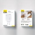 Miniatyrbilde 5 av 5: Dudao vegglader A65EU GaN 2xUSB-A/2xUSB-C PD 65W - Hvit 90