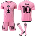 2024-2025 Inter Miami CF Barn Fotbollströja Hemma No.10 Messi[qb] L