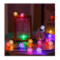 Miniatyrbild 4 av 7: Batteridrivna 6M 40LED Dubbla Lager Blommor LED-Ljusslingor - Fungerar för Julbröllop