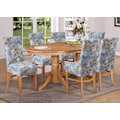 Miniatyrbilde 2 av 5: 4 Pakke Jule Stolstol Trekk Stretch Avtagbar Vaskbar Spisestue Bladmønster1 Leaf Pattern1 4