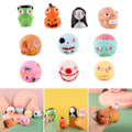 Pikkukuva 2 / 5: Pehmeä lelu Mini Squishy Skull Head Toy Squishy FidgetToy Squishy Soft Squeeze Stress Reliever Toy lapsille ja aikuisille Brown 0.06