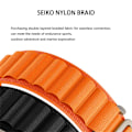 Pikkukuva 3 / 4: Nylon Alpine Loop -ranneke Apple Watch Ultra 9/8/7/6/SE/5 44/45/49mm, oranssi Orange 42/44/45/49mm