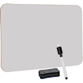 Miniatyrbillede 1 af 7: Mini whiteboard med tørrmarkering, 8,2 x 11,8 tommer dobbeltsidet mini whiteboard med penne og viskelæder, holdbare bærbare whiteboards 1pc