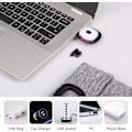 Miniatyrbillede 6 af 9: Hue med LED-lys USB camouflage orange
