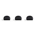 Miniatyrbilde 4 av 5: 1/2/3 kompakt, slitesterk og langvarig sminkepung for alle sorte black 3PCS