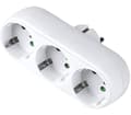 3-vejs stikadapter, 3-vejs multistik til væg eller bord 16a/250v[BT]