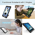 Miniatyrbillede 2 af 7: Cantis etui til iPad 9. generation/iPad 8. generation/iPad 7. generation, tyndt, meget stødsikkert, robust etui med indbygget black