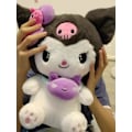 Miniatyrbild 5 av 5: Kawaii Sanrio Kuromi My Melody Cinnamoroll Plyschdockor 40/50cm Mjukt Stoppat Kudde Animefigur Seriefigur Rumdekor Barnleksaker Present Cinnamoroll Cinnamon roll 50 cm