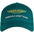 Miniatyrbillede 2 af 5: Aston Martin F1 Team - - Team Drivers Cap Lime Green - Unisex - Justerbar, One Size Fits A malachite green