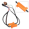 Miniatyrbillede 3 af 11: 2 stk 50W Last LED Lys Enkelt Modstandskabel, 7443 8RJ Enkelt Modstandskabel