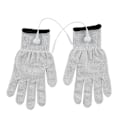 Miniatyrbillede 8 af 8: 1 Par Tens Maskine Konduktive Elektroder Massagehandsker Elektroterapi Ledninger (L)[qb] 0.4