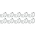 Miniatyrbilde 1 av 3: 2-pakning - Lader for iPhone - Hurtiglader - Adapter + Kabel 20W Hvit White 10-Pack iPhone