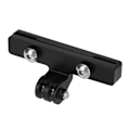 Miniatyrbillede 2 af 8: Cykelsadel Kameraskinne Montering Beslag Aluminiumlegering Kamera Forlængelse Montering Adapter Klemme til Hero
