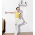 Miniatyrbillede 2 af 5: Børns ærmeløse øvelsesdanssæt yellow 150