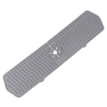 Miniatyrbillede 1 af 5: Silikon Hane Mat Hane Køkken Hane Vask Stænkskærm Grå Gray 35*14.8CM