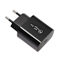 Miniatyrbild 2 av 3: Snabbladdare 25W för Samsung USB-C med 2M USB C-kabel Svart USB-C-laddare + 2M-kabel