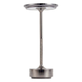 Miniatyrbilde 2 av 2: Sherum Ecolume Lampe Yifare Ecolume Øyebeskyttelse LED Ecolume Lampe Bordlampe Oppladbar Tre-Fargejustering Silver