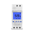 Miniatyrbilde 3 av 5: Tm928ak Smart Skjerm Display Utskiftbart Batteri Skinne Timer Bryter Bakgrunnsbelysning 85-265V 16A