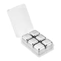 Gjenbrukbare isbiter / kjølesteiner i rustfritt stål 6 rounds
