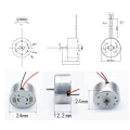 Pikkukuva 2 / 4: 6 kpl DC 3.7V 8500RPM Mini sähkömoottorit DIY-leluihin