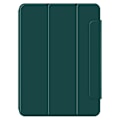 Miniatyrbillede 4 af 5: Stativ Etui til iPad Air 13 (2024) (M2) - Stødsikkert Magnetisk PU Læder Flip Etui - Grøn Multicolor[qb] Multicolor Green