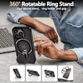 Miniatyrbillede 6 af 6: Tech-Protect iPhone 16 Pro Max Cover MagSafe MagRing Mat Sort 60