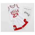 Pikkukuva 2 / 2: 23 Michael Jordan Bulls koripallopaidat lyhyet puvut valkoinen white 140 cm
