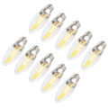 Miniatyrbillede 5 af 8: 10 stk E12 Lange Filament Små LED Pærer Dæmpbar Pære 1,5W AC110V til Hjembelysning 0.1