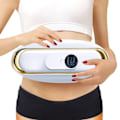 Miniatyrbild 5 av 10: Cellulit Massager Portabel Elektrisk Gå Ner i Vikt Mage Högfrekvent Vibration Kroppsmassage Slimming Bälte Grön Vit Green 0.35