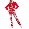 Pikkukuva 2 / 3: Joululahja Matchatut Perheen Pyjamat Asut Joulu Yöpuvut Mon-Red Mon-Red S