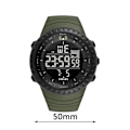 Miniatyrbillede 3 af 5: Ur LED Digitalt Armbåndsur Sort black