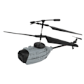 Miniatyrbild 2 av 4: RC-helikopter KY202 Hindervarningssdrönare Fjärrstyrd Helikopterleksak för 14+ år Grå 3 Batterier