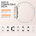 Miniatyrbild 5 av 5: Metallband kompatibel med Apple Watch band 40mm 38mm 41mm Starlight-WELLNGS Starlight Starlight 38/40/41mm
