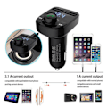 Pikkukuva 5 / 5: FM-lähetin Langaton Bluetooth Auton USB-laturi Musiikkisoitin