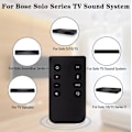 Miniatyrbilde 3 av 7: Reservedeler Fjernkontroll for Bose Solo5 Solo10 Solo15 Lydplanke - Fjernkontroll for Lydplankeserie