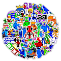 Miniatyrbilde 4 av 4: 50 stk Roblox Rainbow Friends Graffiti-klistremerke for telefon, vanntett