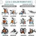 Miniatyrbild 2 av 5: 12-i-1 STEM solrobot-kit: Perfekt present till barn, pojkar och flickor, julklapp och tacksägelsepresent