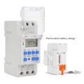 Miniatyrbild 7 av 8: Veckotimerbrytare 12V DC 16A LCD-display med nedräkningsfunktion Avtagbart batteri
