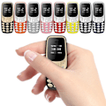 Miniatyrbilde 1 av 3: Servo Bm10 Mini Mobiltelefon 2 SIM-kort Bluetooth Hodetelefoner Stemmeveksler Lav Stråling Lydopptak Liten Mobiltelefon - Perfet Pink