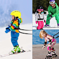 Miniatyrbilde 5 av 5: Skisele for barn, nybegynnere, skitreningsele, skøyting, snowboard, 100% ny orange