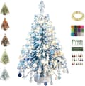 Gør-det-selv perle juletræssæt, håndlavet glashåndværkssæt til juleborddekoration Winter Magic