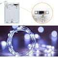 Miniatyrbild 2 av 5: Batteridriven LED-ljussträng, Sanniu 1-pack Mini Batter Kalla Vit Cool White 2m/6.5ft
