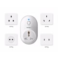 Miniatyrbild 2 av 2: S71 Trådlös Standard Smart Switch Socket för Kerui Larmsystem