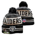 Miniatyrbild 2 av 5: NFL Unisex mössa i akryl för vuxna, med fleecefoder, one size Las Vegas Raiders