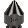 Miniatyrbillede 5 af 5: 2 stk. MK8 hærdet stål dyse printhoved forbrugsvarer 1,75/0,4 mm 3D-printer ekstruder dyser til Ender3/V2/PRO