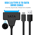 Pikkukuva 4 / 5: Sata-USB 3.0 -sovitinmuunnin kaapeli USB 3.0 kiintolevymuunnin usb3.0 one-size