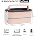 Pikkukuva 2 / 3: Lounasrasia 1400 ml, Bento-rasia, Lounasrasia 2 osastolla ja sarjalla