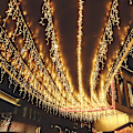 Miniatyrbilde 2 av 5: 4-20M Gardin Islykter LED Lysstreng Bryllupsfest Lampe Feriebelysning Juledekorasjon for Hjem Takfot Gatedekorasjon 20X0.6M 500Leds 20X0.6M 500Leds US plug White