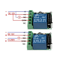 Miniatyrbilde 5 av 9: Universal trådløs fjernkontrollbryter for DC 12V relémodulmottaker og Rf-senderkontroll DIY elektronisk lås