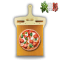 Miniatyrbilde 2 av 5: Skyve Pizza Peel Pizza Peel Spade Med Håndtak, Oppvaskmaskin Safe Pizza Peel